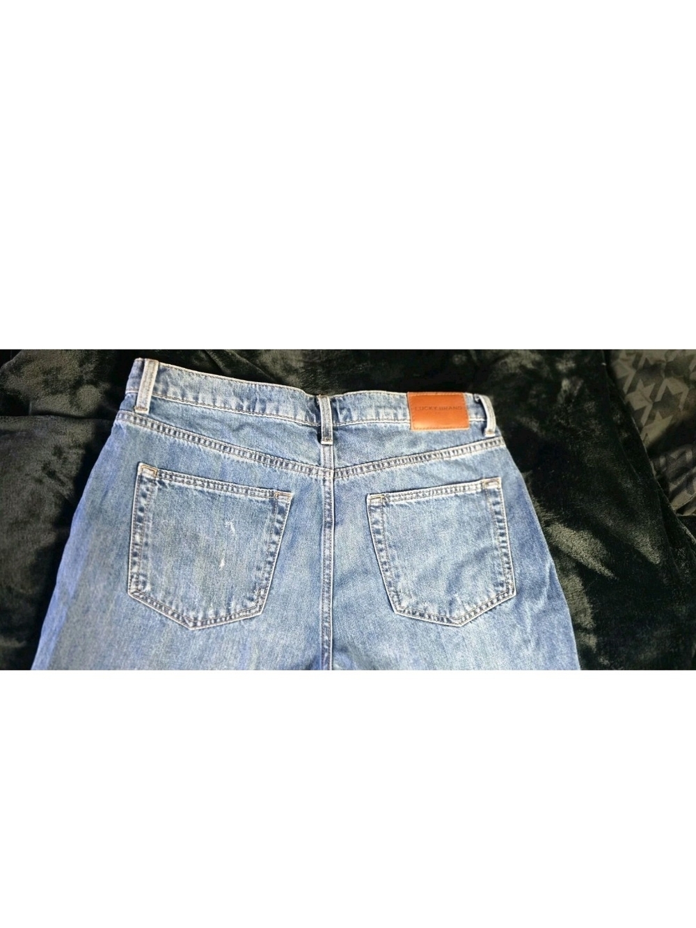 Lucky Brand Embellished Light Blue Women's Jeans - Picture 5 of 6